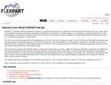 Tablet Screenshot of flexpart.eu